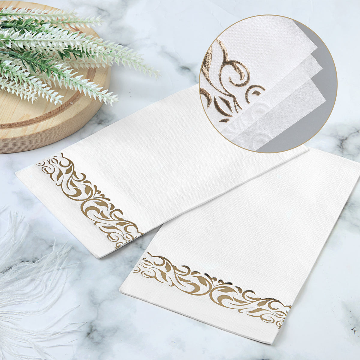 Decorative paper best sale guest hand towels