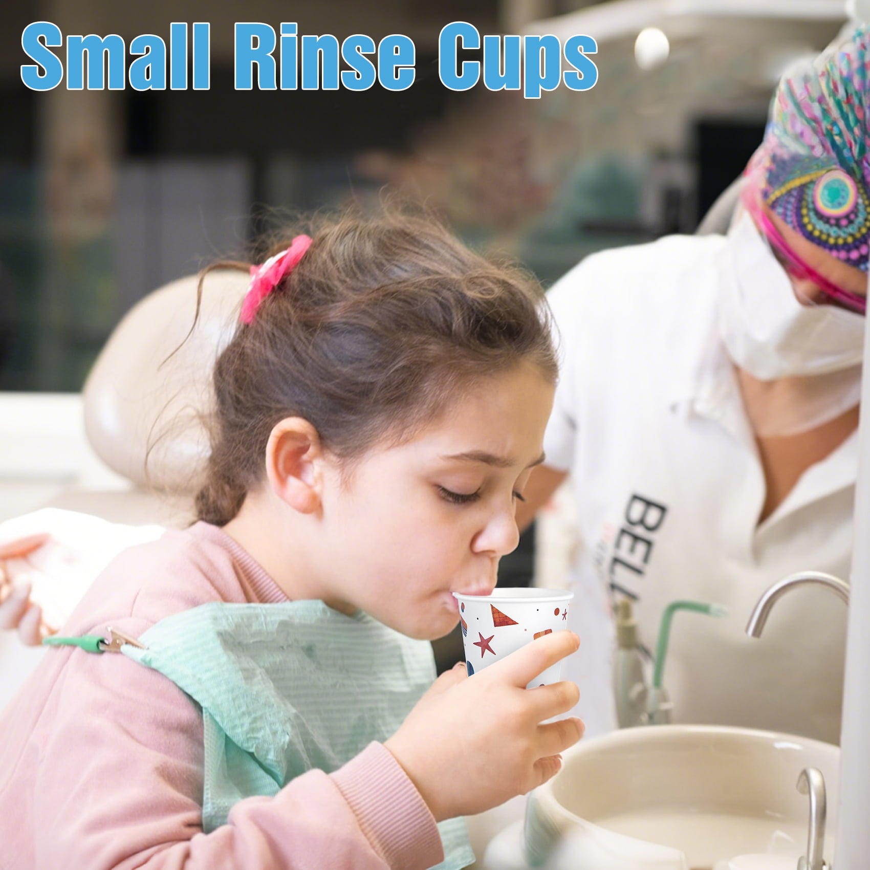 Treamon Small Mouthwash Cups, Everyday Disposable Paper Bathroom Cups, 3 oz, 600 Count