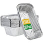 Treamon Aluminum Pans, Disposable Foil Cake Pans, 8.5" x 4.5" 30 Count